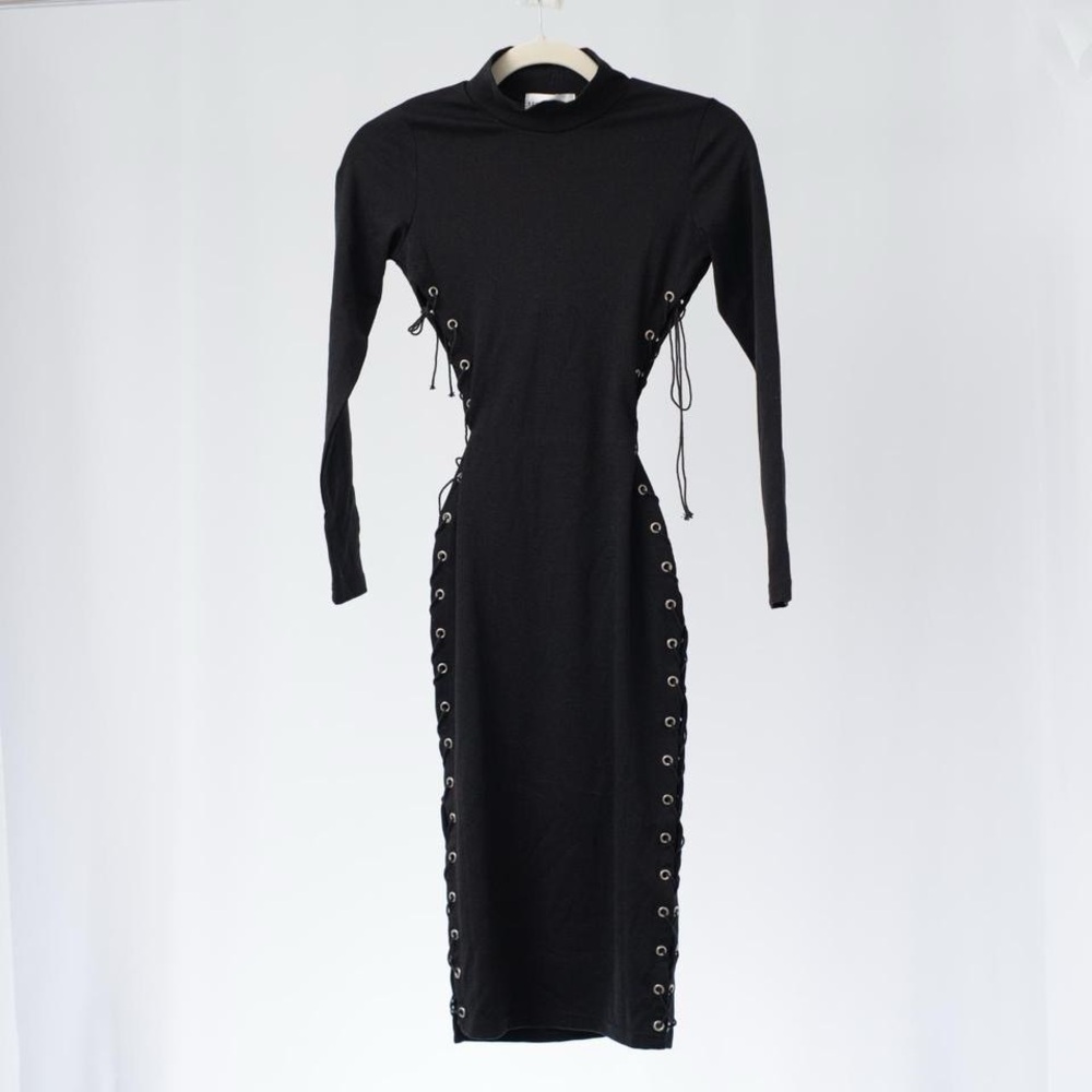 Black Bodycon Cocktail Dress